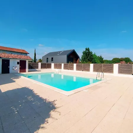 La Baignade De Montaigu, Piscine Et Garage Couvert Bayonne Buitenkant foto